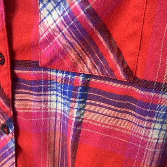 Orvis Soft Flannel Shirt Red Plaid Medium - Picture 3 of 5